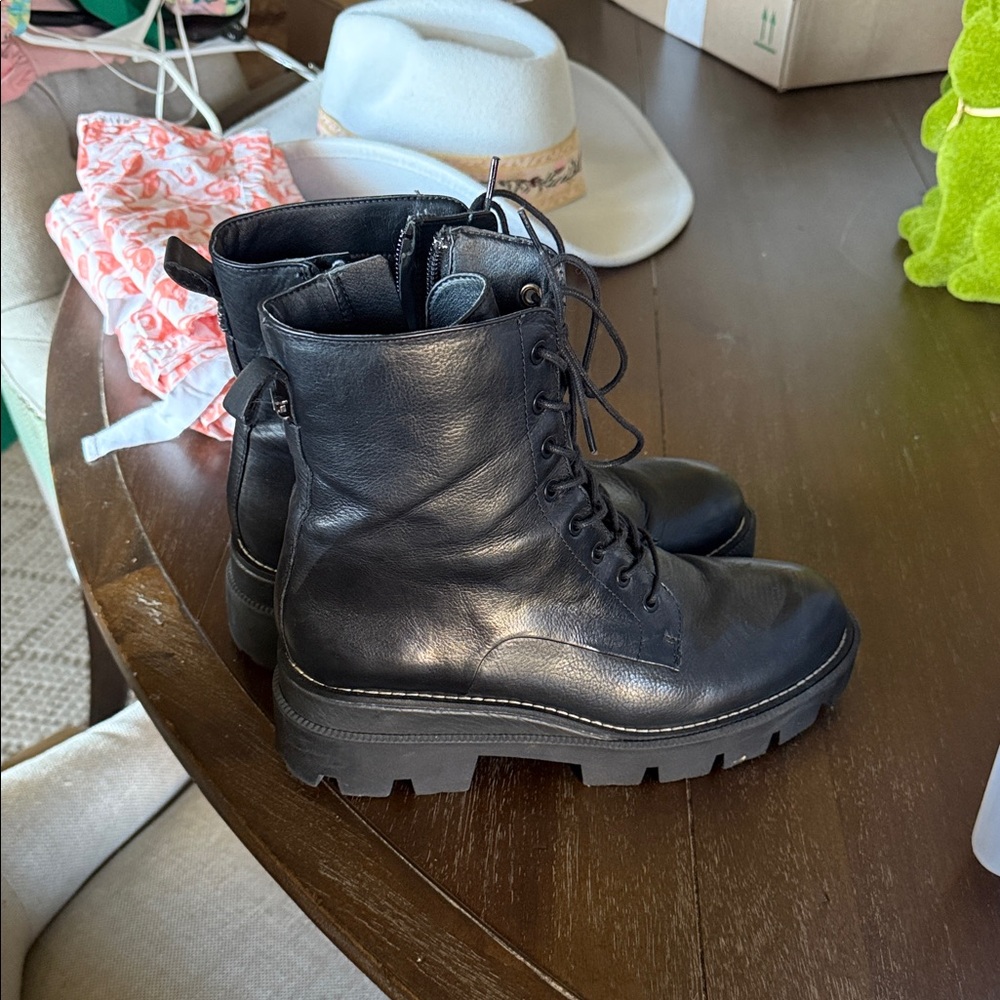 Sam Edelman Lace-Up Combat Boots